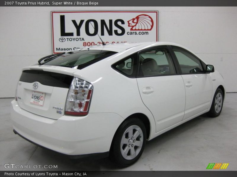 Super White / Bisque Beige 2007 Toyota Prius Hybrid