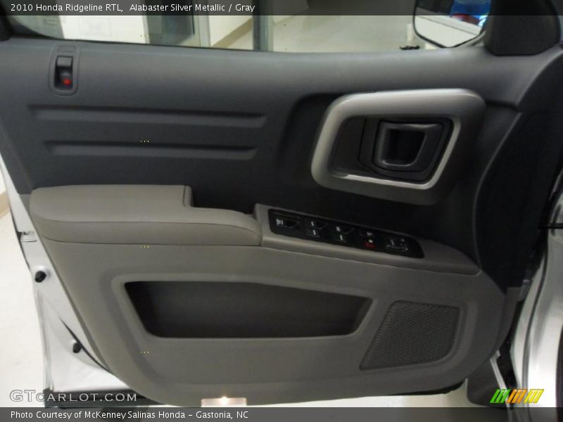 Alabaster Silver Metallic / Gray 2010 Honda Ridgeline RTL
