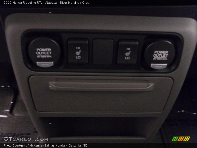 Alabaster Silver Metallic / Gray 2010 Honda Ridgeline RTL