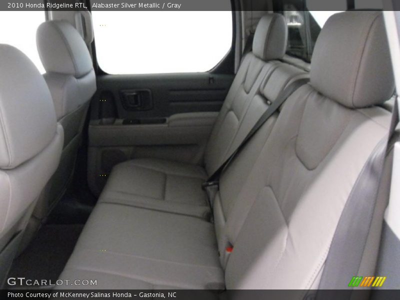 Alabaster Silver Metallic / Gray 2010 Honda Ridgeline RTL