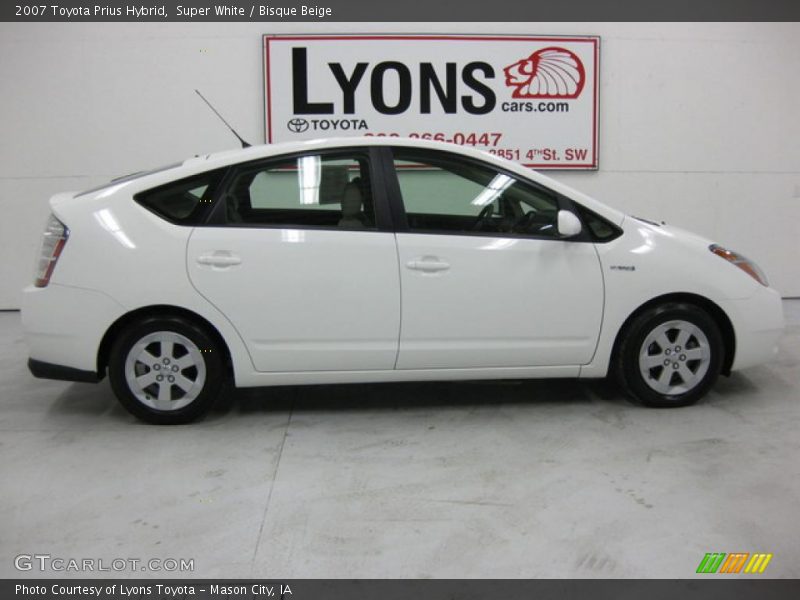 Super White / Bisque Beige 2007 Toyota Prius Hybrid