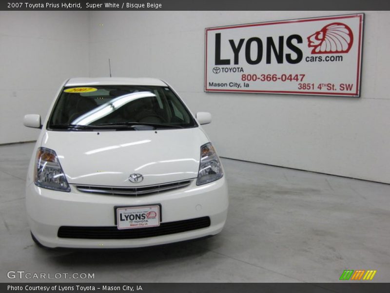 Super White / Bisque Beige 2007 Toyota Prius Hybrid