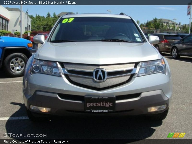 Billet Silver Metallic / Ebony 2007 Acura MDX Sport