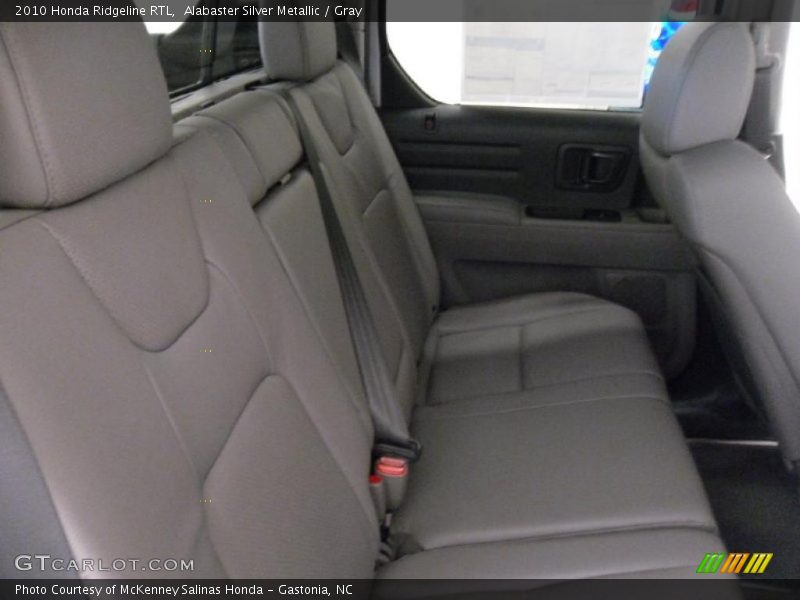 Alabaster Silver Metallic / Gray 2010 Honda Ridgeline RTL