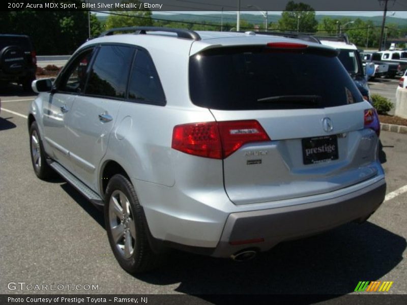 Billet Silver Metallic / Ebony 2007 Acura MDX Sport