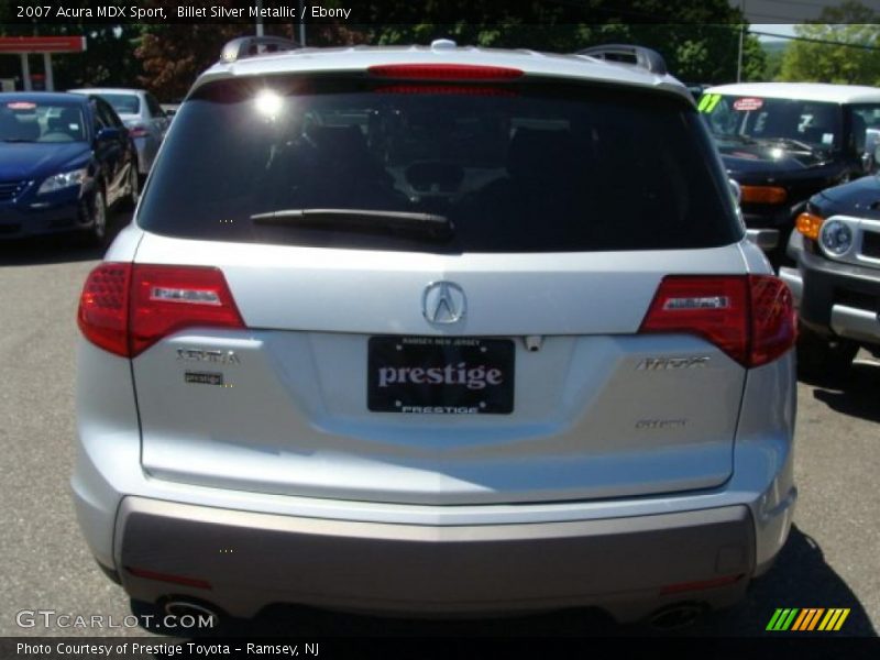 Billet Silver Metallic / Ebony 2007 Acura MDX Sport