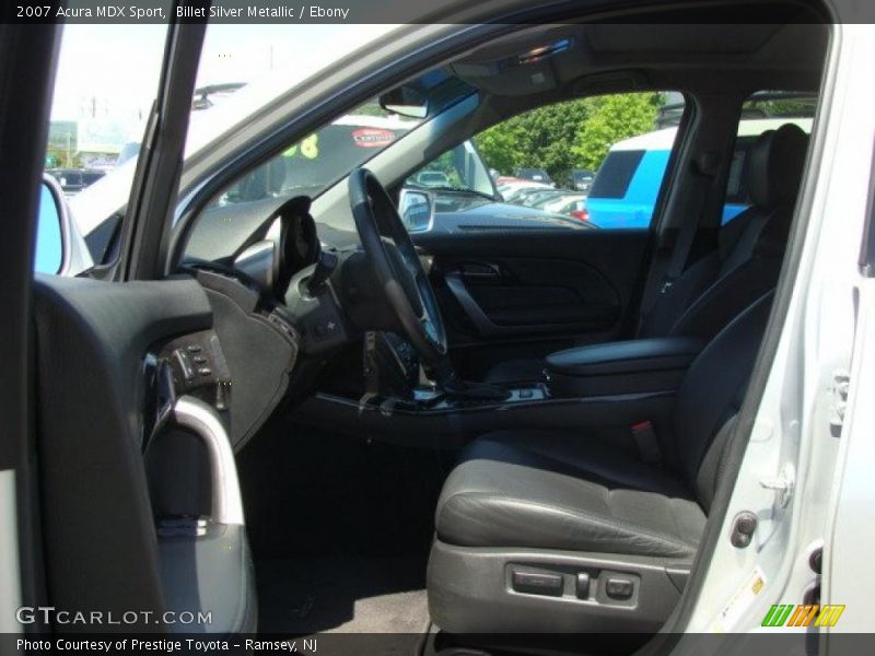 Billet Silver Metallic / Ebony 2007 Acura MDX Sport