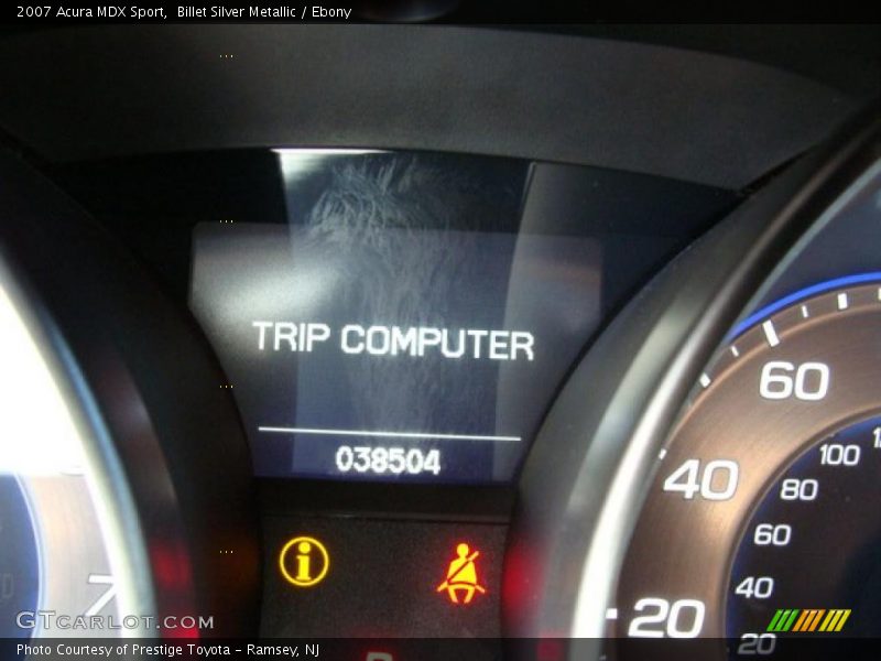 Billet Silver Metallic / Ebony 2007 Acura MDX Sport