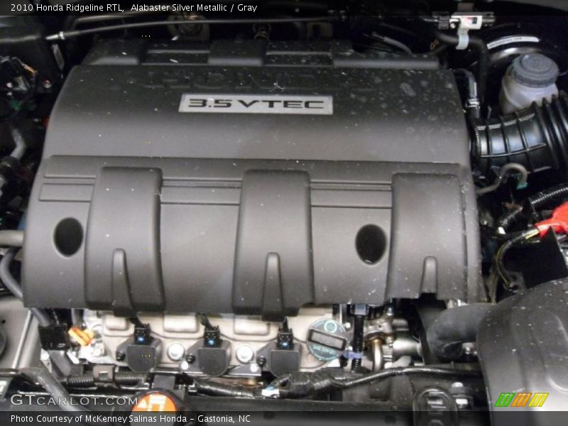 Alabaster Silver Metallic / Gray 2010 Honda Ridgeline RTL