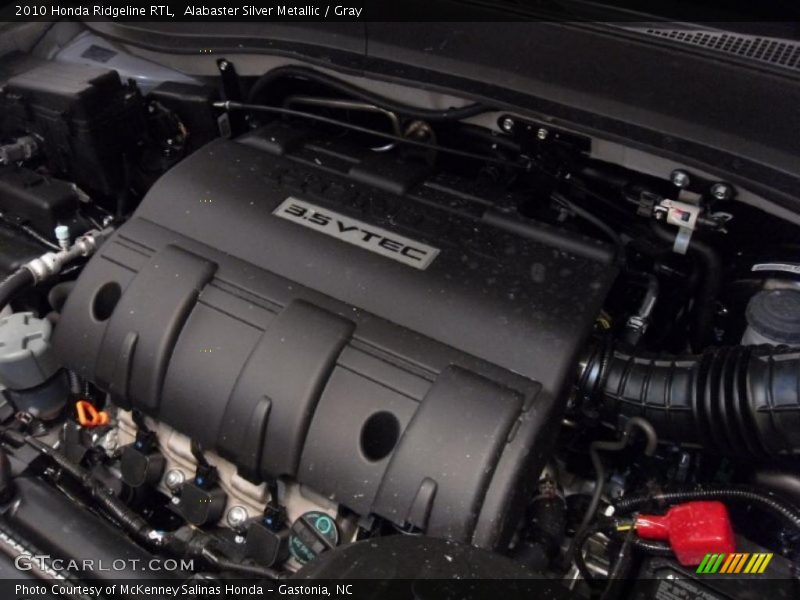 Alabaster Silver Metallic / Gray 2010 Honda Ridgeline RTL