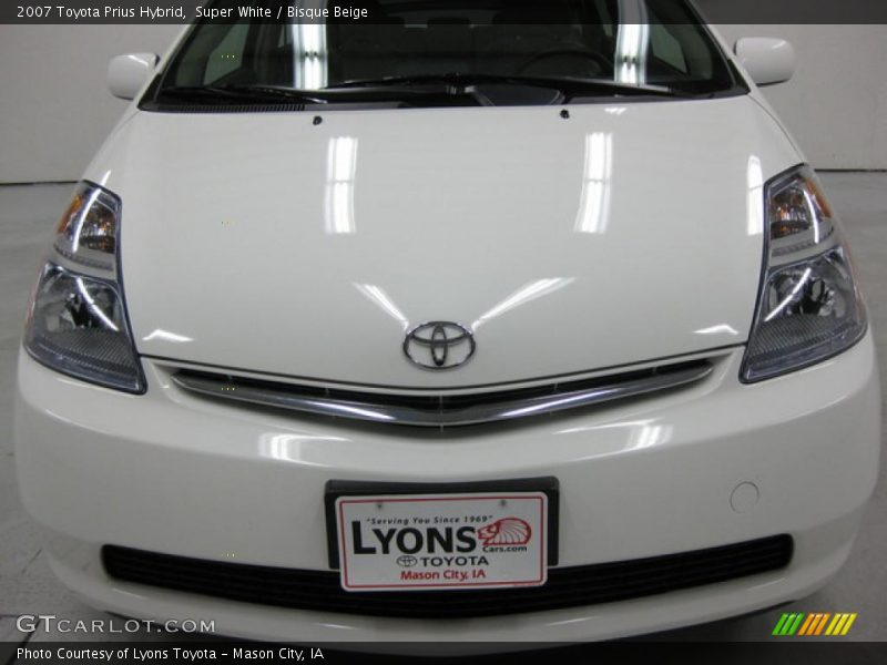 Super White / Bisque Beige 2007 Toyota Prius Hybrid