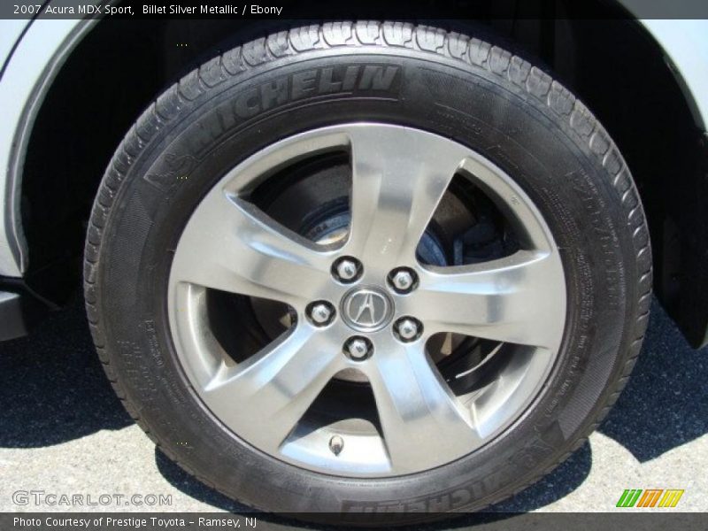 Billet Silver Metallic / Ebony 2007 Acura MDX Sport