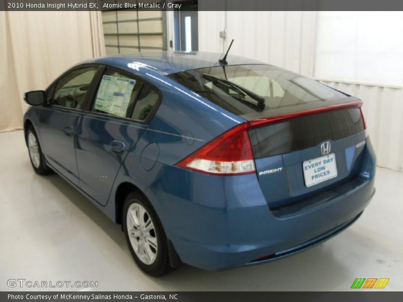 Atomic Blue Metallic / Gray 2010 Honda Insight Hybrid EX