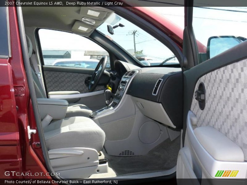 Deep Ruby Metallic / Light Gray 2007 Chevrolet Equinox LS AWD
