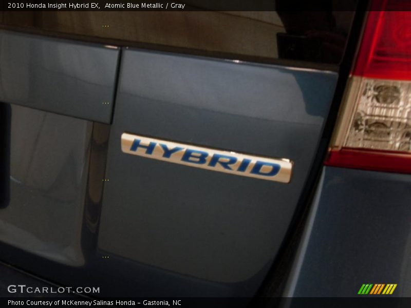 Atomic Blue Metallic / Gray 2010 Honda Insight Hybrid EX