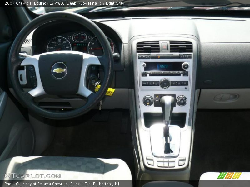 Deep Ruby Metallic / Light Gray 2007 Chevrolet Equinox LS AWD