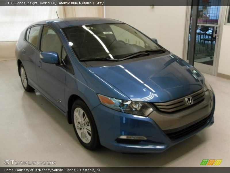 Atomic Blue Metallic / Gray 2010 Honda Insight Hybrid EX