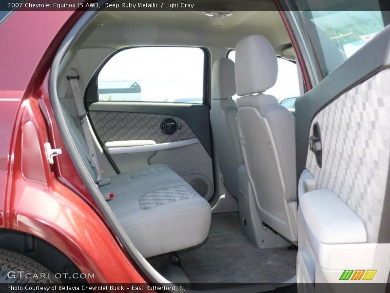 Deep Ruby Metallic / Light Gray 2007 Chevrolet Equinox LS AWD