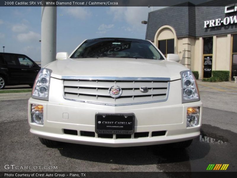 White Diamond Tricoat / Cashmere/Cocoa 2008 Cadillac SRX V6