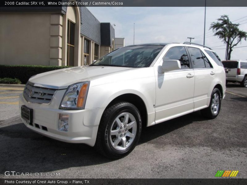 White Diamond Tricoat / Cashmere/Cocoa 2008 Cadillac SRX V6