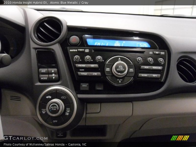 Atomic Blue Metallic / Gray 2010 Honda Insight Hybrid EX