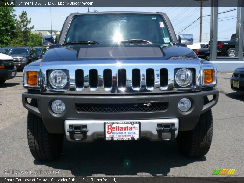 Black / Ebony Black/Pewter 2008 Hummer H3 X