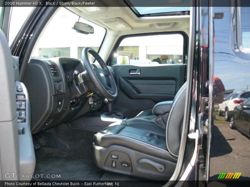 Black / Ebony Black/Pewter 2008 Hummer H3 X