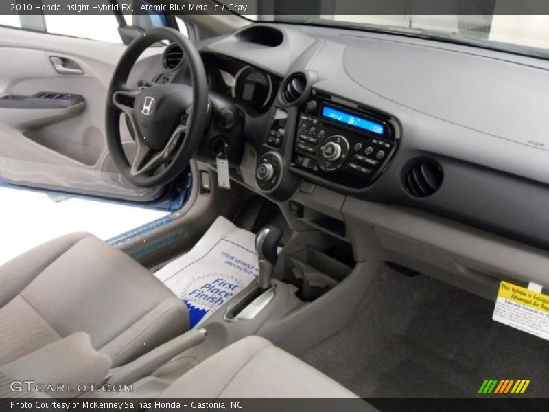 Atomic Blue Metallic / Gray 2010 Honda Insight Hybrid EX
