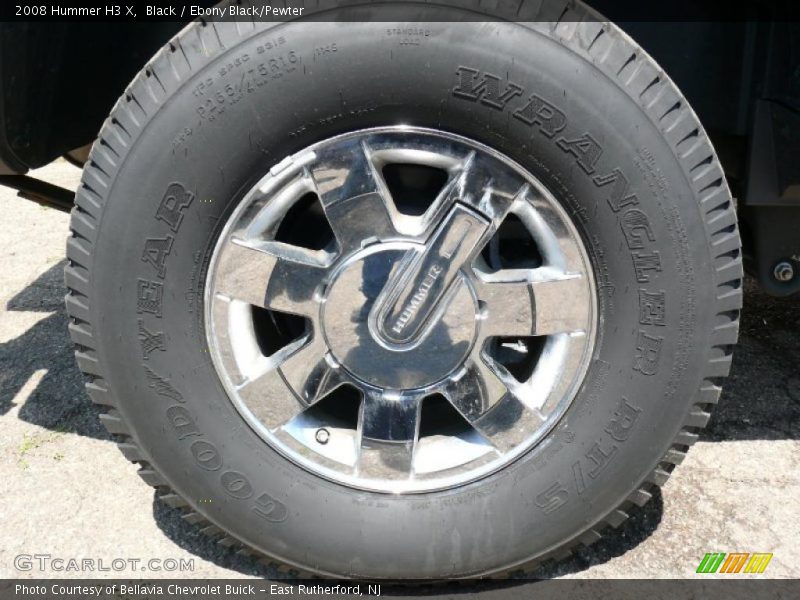Black / Ebony Black/Pewter 2008 Hummer H3 X