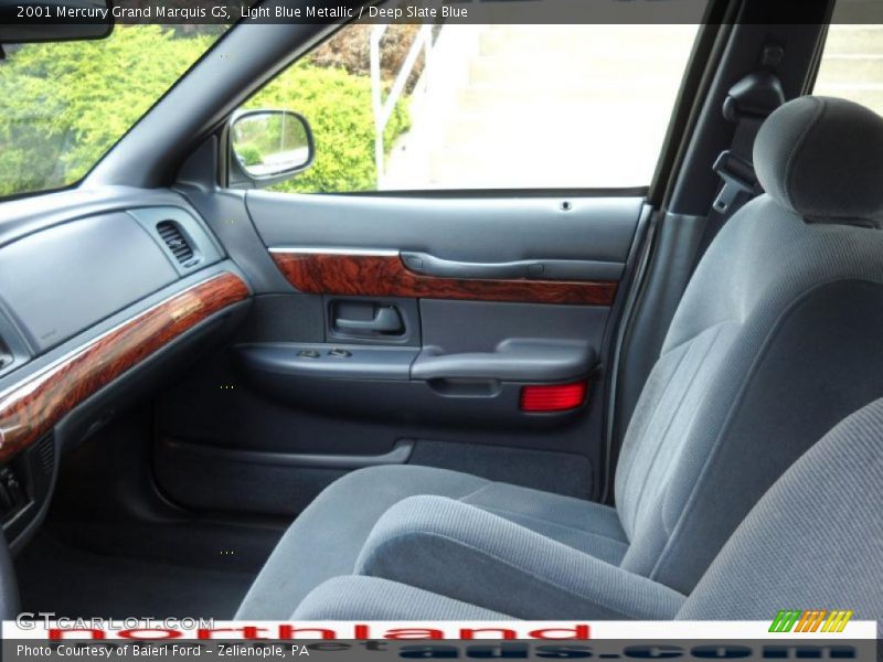 Light Blue Metallic / Deep Slate Blue 2001 Mercury Grand Marquis GS