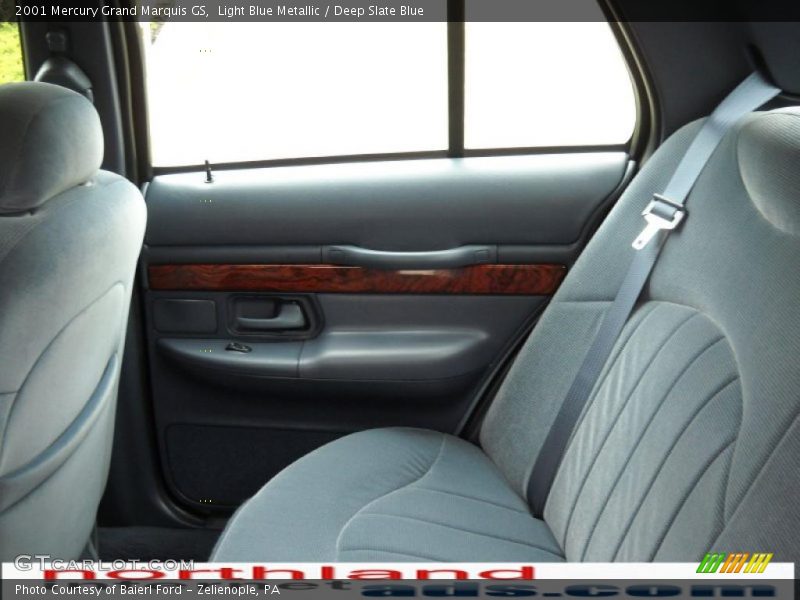 Light Blue Metallic / Deep Slate Blue 2001 Mercury Grand Marquis GS