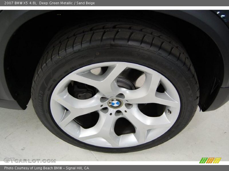 Deep Green Metallic / Sand Beige 2007 BMW X5 4.8i