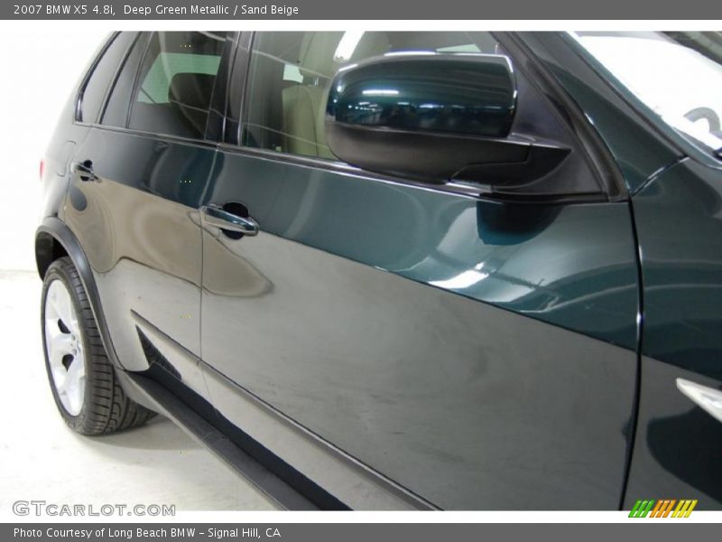 Deep Green Metallic / Sand Beige 2007 BMW X5 4.8i