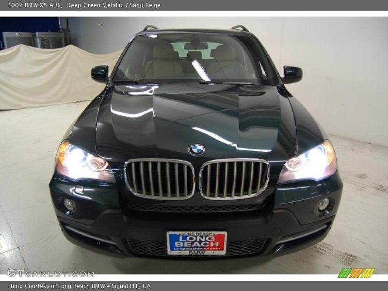 Deep Green Metallic / Sand Beige 2007 BMW X5 4.8i