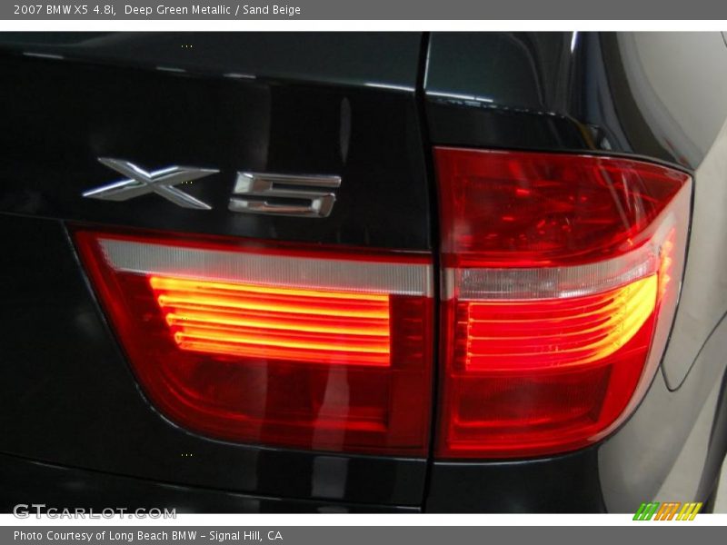 Deep Green Metallic / Sand Beige 2007 BMW X5 4.8i
