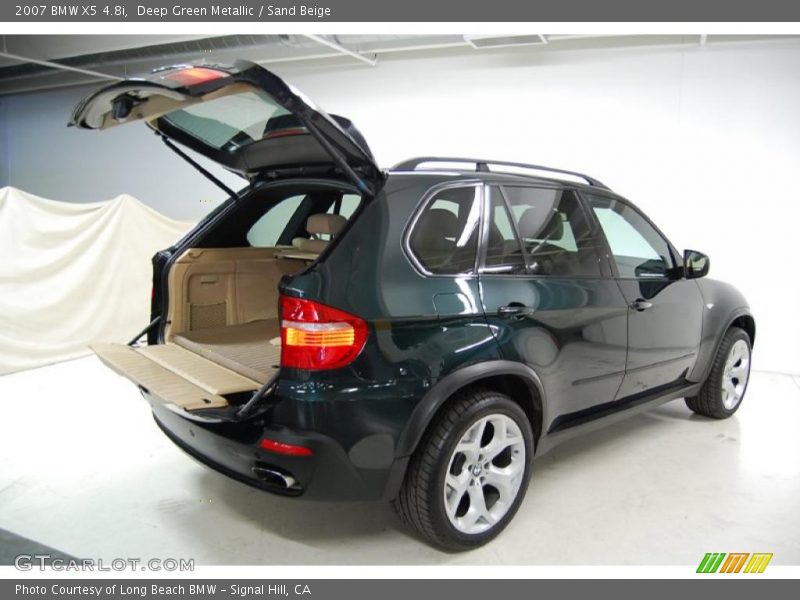 Deep Green Metallic / Sand Beige 2007 BMW X5 4.8i