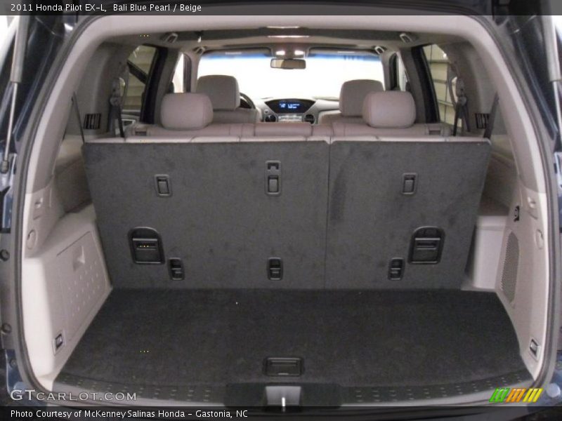 Bali Blue Pearl / Beige 2011 Honda Pilot EX-L