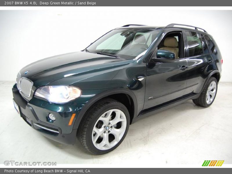 Deep Green Metallic / Sand Beige 2007 BMW X5 4.8i