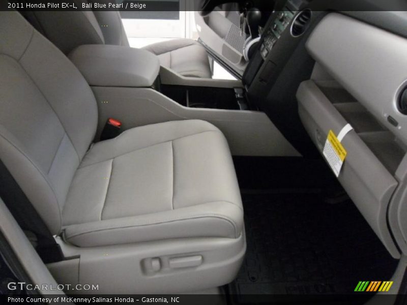 Bali Blue Pearl / Beige 2011 Honda Pilot EX-L
