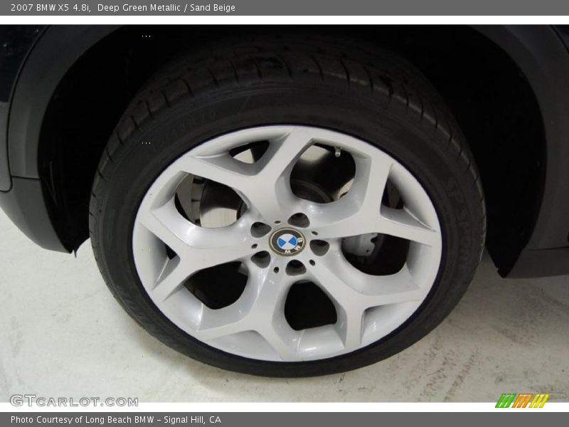 Deep Green Metallic / Sand Beige 2007 BMW X5 4.8i
