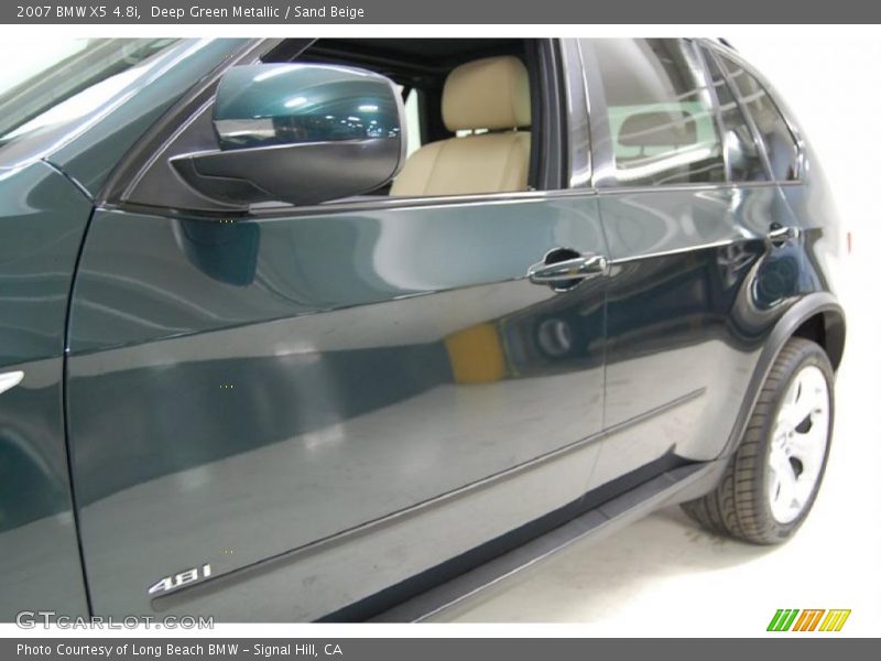 Deep Green Metallic / Sand Beige 2007 BMW X5 4.8i