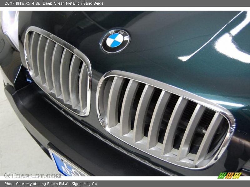 Deep Green Metallic / Sand Beige 2007 BMW X5 4.8i