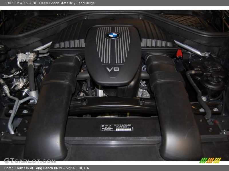 Deep Green Metallic / Sand Beige 2007 BMW X5 4.8i