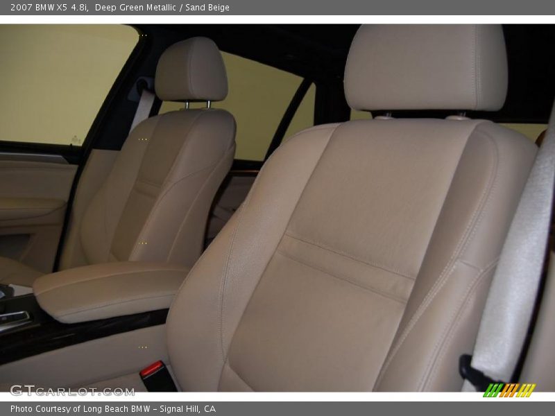 Deep Green Metallic / Sand Beige 2007 BMW X5 4.8i