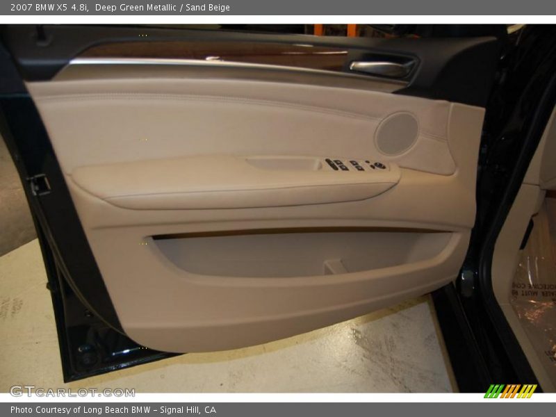 Deep Green Metallic / Sand Beige 2007 BMW X5 4.8i