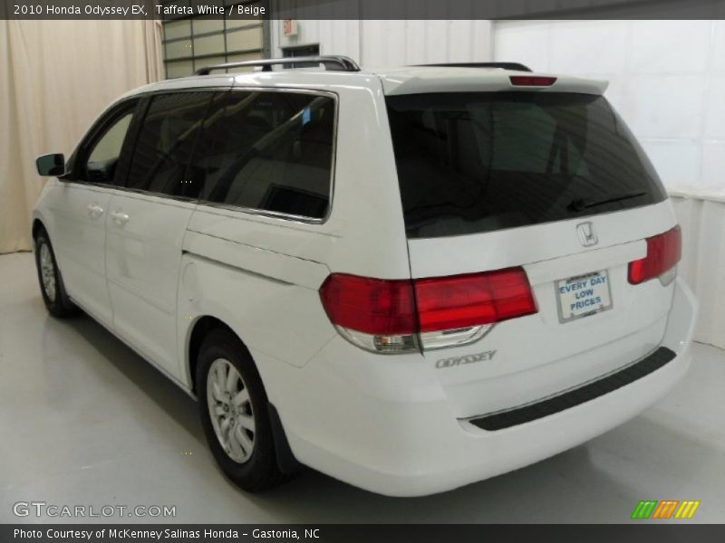 Taffeta White / Beige 2010 Honda Odyssey EX