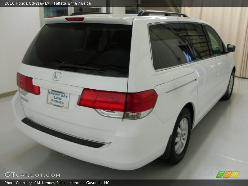 Taffeta White / Beige 2010 Honda Odyssey EX