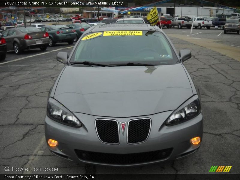 Shadow Gray Metallic / Ebony 2007 Pontiac Grand Prix GXP Sedan