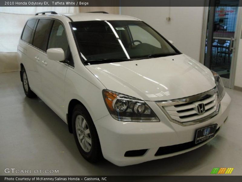 Taffeta White / Beige 2010 Honda Odyssey EX