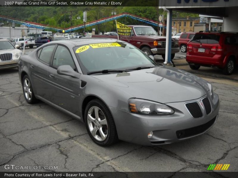 Shadow Gray Metallic / Ebony 2007 Pontiac Grand Prix GXP Sedan
